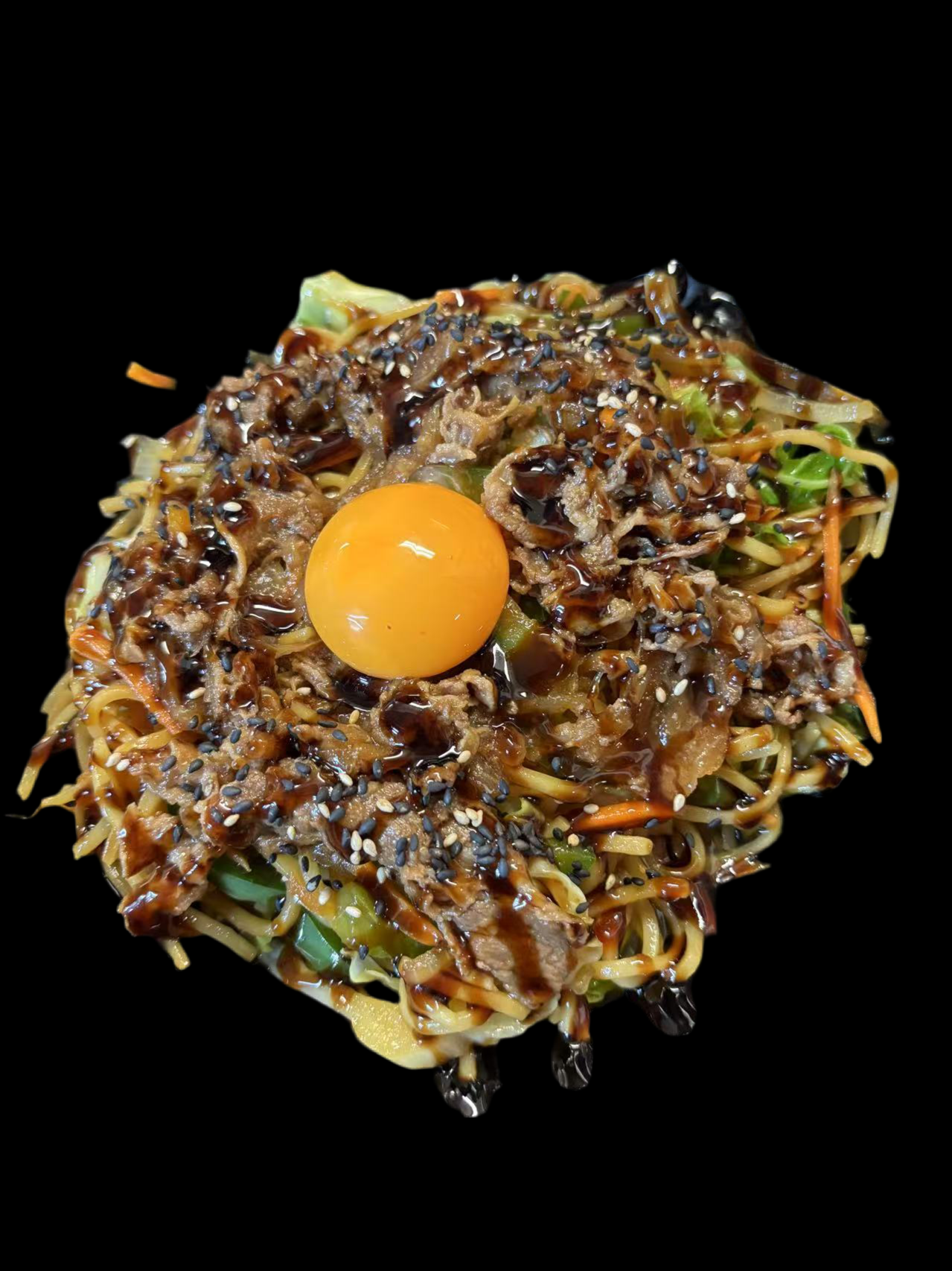 YAKI (UDON) DE TERNERA WAGYU Y CEBOLLA