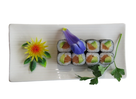 MAKI DE SALMÓN AGUACATE 8U