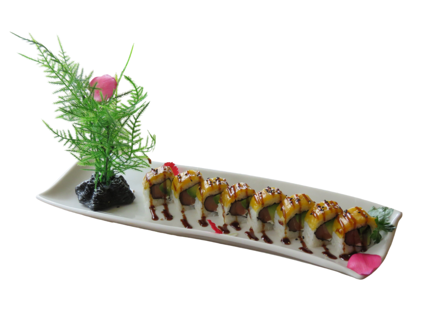 URAMAKI DE SALMÓN Y QUESO 8U