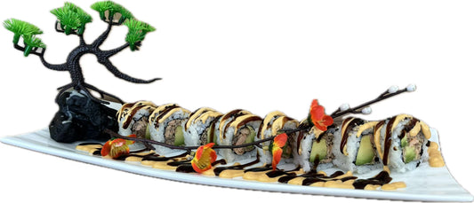 URAMAKI DE SALMON COCIDO CON AGUACATE 8U