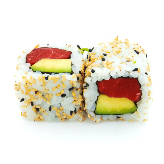URAMAKI DE ATÚN QUESO Y AGUACATE 8U