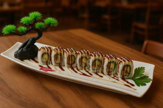 URAMAKI DE LANGOSTINO Y AGUACATE 8U